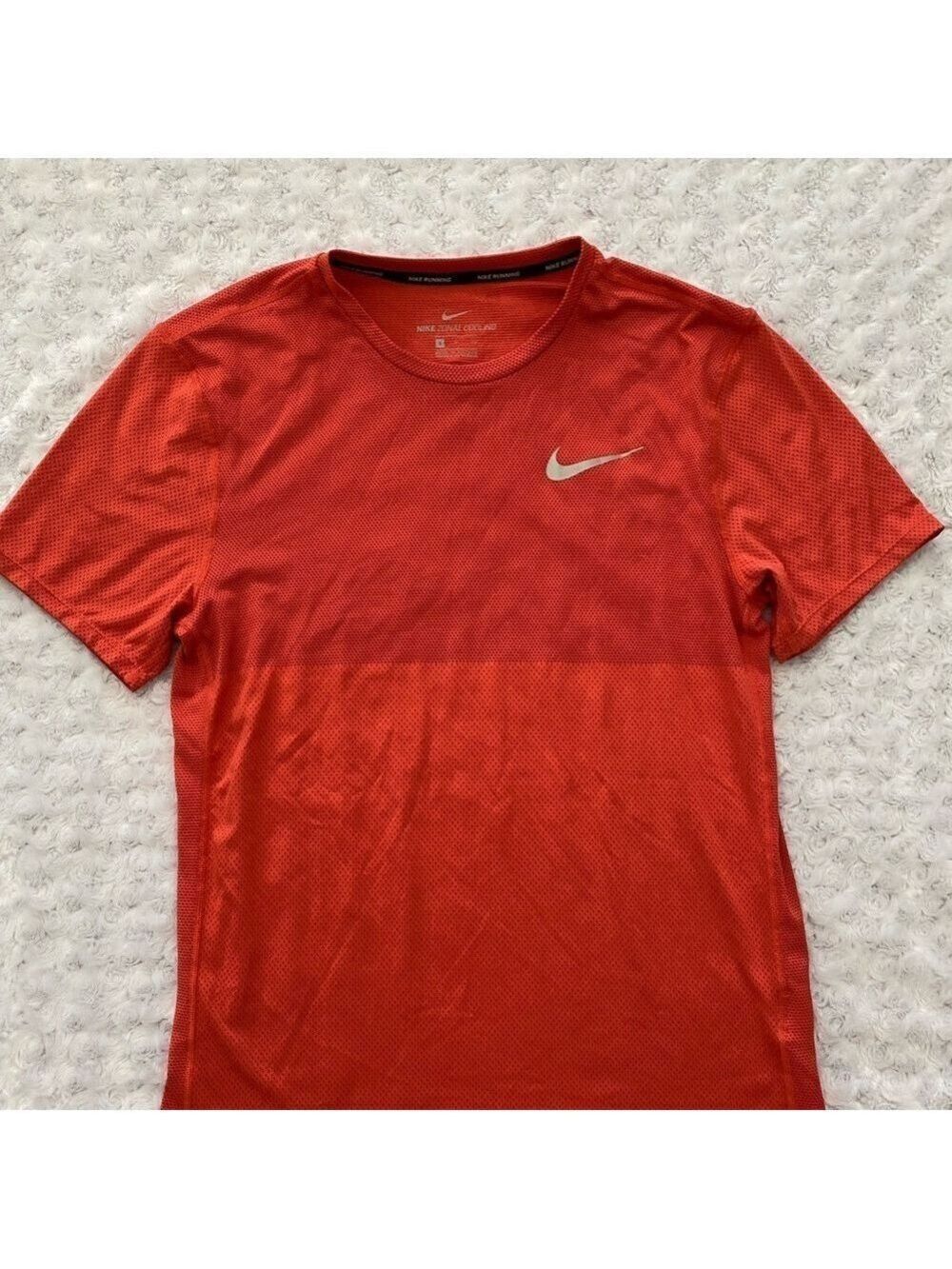 Nike Zonal Cooling Men’s Running Tee Shirt | Red | Size Small - Picture 2 of 7